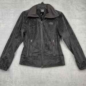 The North Face Women's Black Fleece‎ Zip Up Jacket Medium